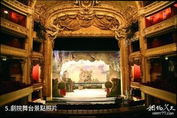 法國巴黎喜劇院-劇院舞台照片