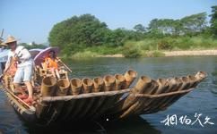 唐山市麻龙湾泥塑文化园林旅游攻略之水上竹筏