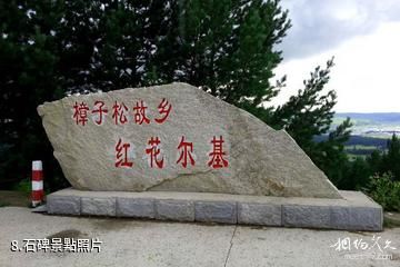呼倫貝爾紅花爾基樟子松林國家級自然保護區-石碑照片