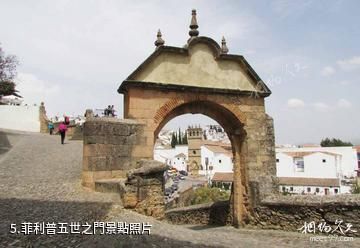 西班牙龍達古城-菲利普五世之門照片