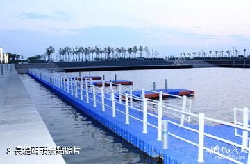 東營鳴翠湖濕地風景區-長堤碼頭照片