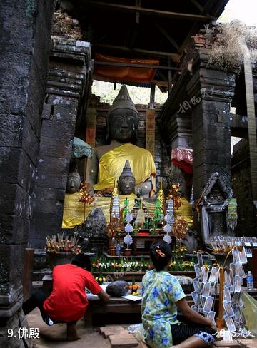 老挝占巴塞瓦普庙-佛殿照片