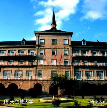 西班牙阿维拉古城-天主教大学照片