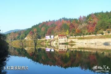 岳西天峽風景區-紅葉照片
