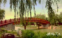 西安曲江池遺址公園旅遊攻略之隑洲橋