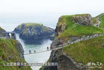 北愛爾蘭卡里克空中索橋照片