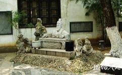 武漢古琴台旅遊攻略之「伯牙撫琴」塑像