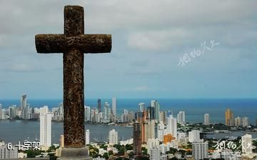 哥伦比亚卡塔赫纳市-十字架照片
