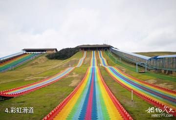 毕节百里杜鹃跳花坡景区-彩虹滑道照片