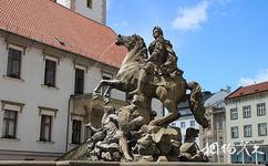 捷克奥洛穆茨圣三柱旅游攻略之凯撒喷泉