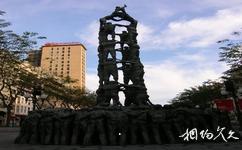 西班牙塔拉戈纳古城遗址旅游攻略之人塔雕塑