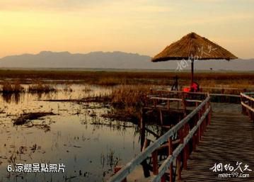 巴彥淖爾市鏡湖生態旅遊區-涼棚照片