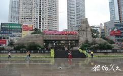 重庆江北观音桥商圈旅游攻略之浪漫金街雕塑群
