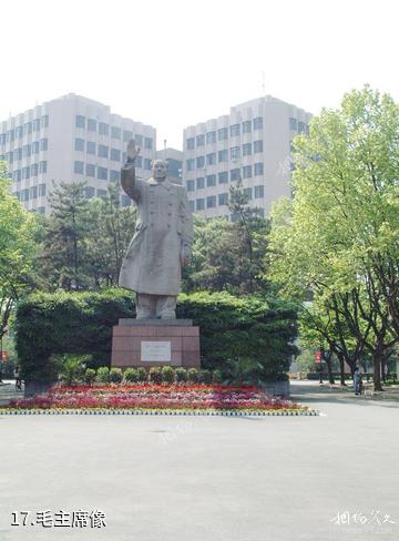 上海同济大学-毛主席像照片
