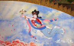 上海东林寺旅游攻略之墙壁彩绘