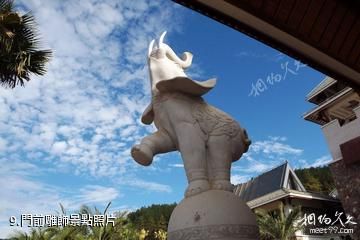 清流天芳悅潭溫泉度假村-門前雕飾照片