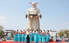 徐州潘安湖濕地公園旅遊攻略之神農氏雕塑