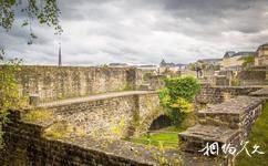卢森堡古堡伯克要塞旅游攻略之城墙