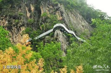 陇南白马河民俗风情旅游景区-玻璃栈道照片