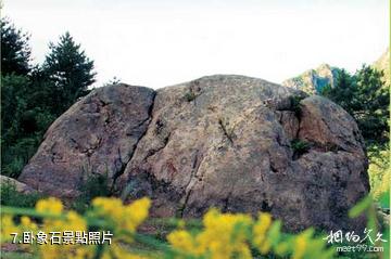 岫岩清涼山風景區-卧象石照片