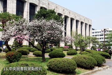 韓國延世大學-中央圖書館照片