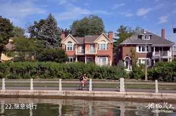 加拿大安大略市里多运河-惬意骑行照片
