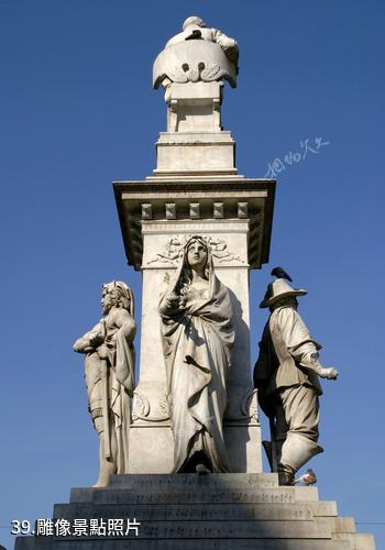 義大利卡塔尼亞市-雕像照片