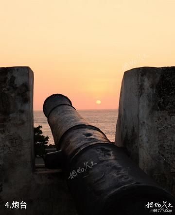 哥伦比亚卡塔赫纳市-炮台照片
