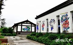 德陽中國綿竹年畫村旅遊攻略之年畫牆壁