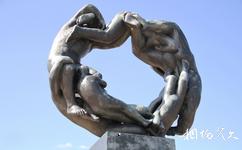 奥斯陆维格兰雕塑公园与博物馆旅游攻略之生命之轮