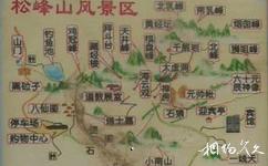 哈爾濱松峰山自然保護區旅遊攻略之遊覽圖