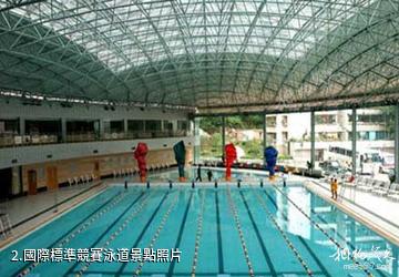 本溪金海水晶宮-國際標準競賽泳道照片