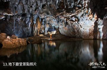 廣西鳳山岩溶國家地質公園-地下廳堂照片