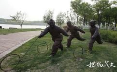 天津臨港生態濕地公園旅遊攻略之雕像