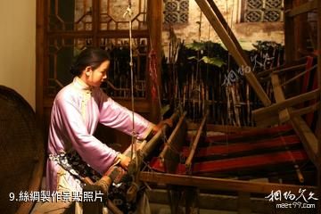 蘇州盛澤先蠶祠-絲綢製作照片