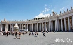 梵蒂冈圣彼得广场旅游攻略之走廊