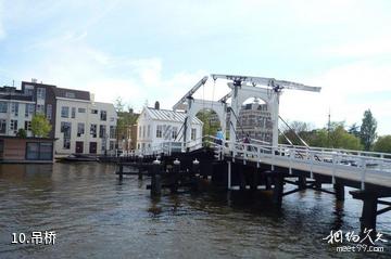 荷兰莱顿市-吊桥照片