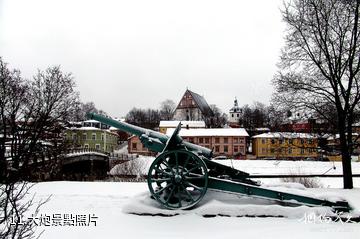 芬蘭波爾沃古城-大炮照片