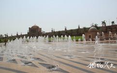 阿联酋阿布扎比旅游攻略之广场喷泉