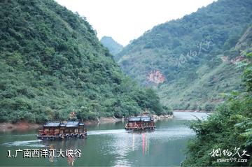 广南西洋江大峡谷照片
