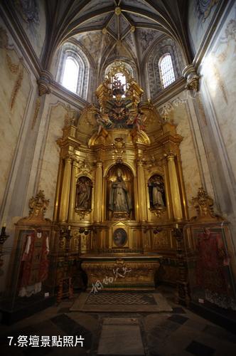西班牙塞戈維亞古城-祭壇照片