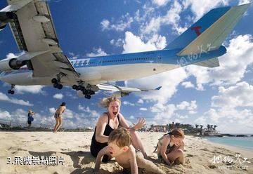 聖馬丁島馬霍海灘-飛機照片