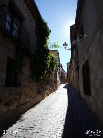 西班牙塞戈维亚古城-小巷照片