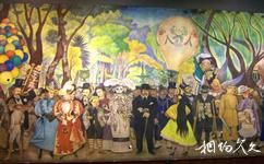 墨西哥現代壁畫旅遊攻略之《阿拉美達公園午後之夢》