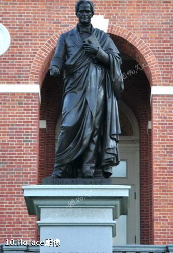 美国波士顿自由之路-Horace雕像照片