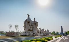 寿光洰淀湖旅游攻略之汉武帝雕像