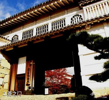 日本姬路城-菱之门照片