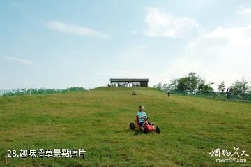 臨沂天上王城景區-趣味滑草照片