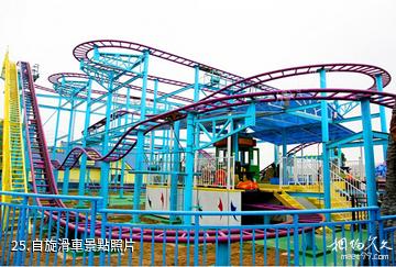 廣西南寧鳳嶺兒童公園-自旋滑車照片