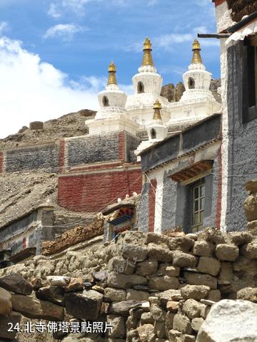西藏薩迦寺-北寺佛塔照片